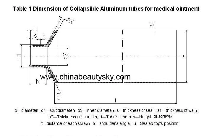 Flexible Aluminum Container Soft Aluminum Packaging Tubes Flexible Tubes