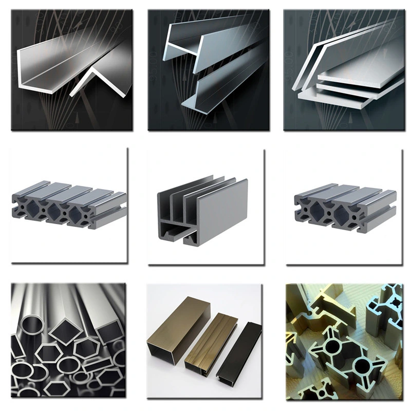 Building Material Extruder 6063 Aluminum Profile China Factory Aluminum Extrusion Rectangular Aluminium Tube