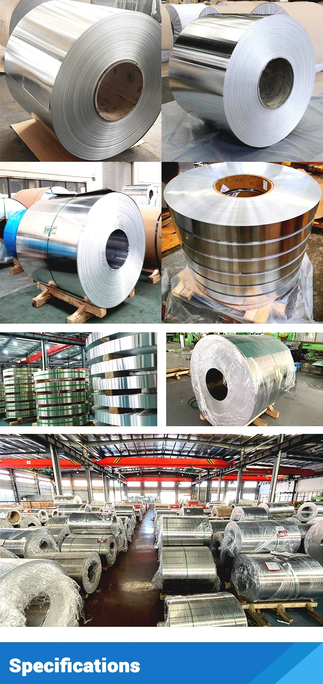 China Supplier 1xxx Series Pure Aluminum Coil Aluminum Coil for Roofing Sheet AA1100 H14 3003 8011 A3003