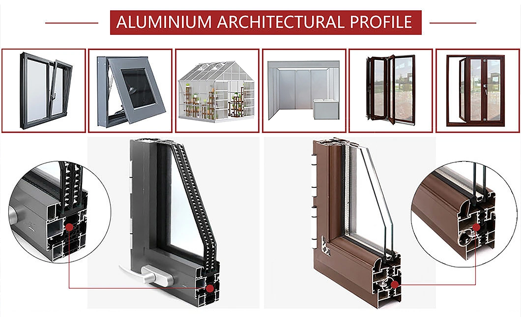 China Shanghai High Quality Customized Aluminum/Aluminium Extrusion Profile for Window Shutter
