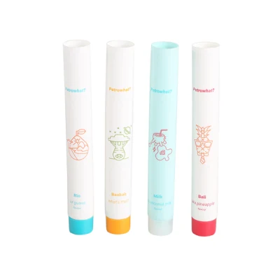 Empty Pure Aluminum Tubes Soft Cosmetic Packaging Various Sizes Customized Printing Tube