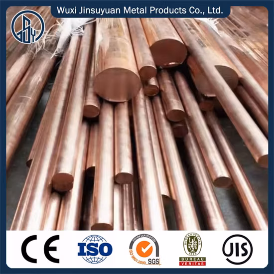 Pure Copper Bar C62400 Aluminum Bronze Brass Rod Round for Alloy Industrial