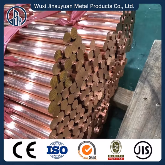 Pure Copper Bar C62400 Aluminum Bronze Brass Rod Round for Alloy Industrial