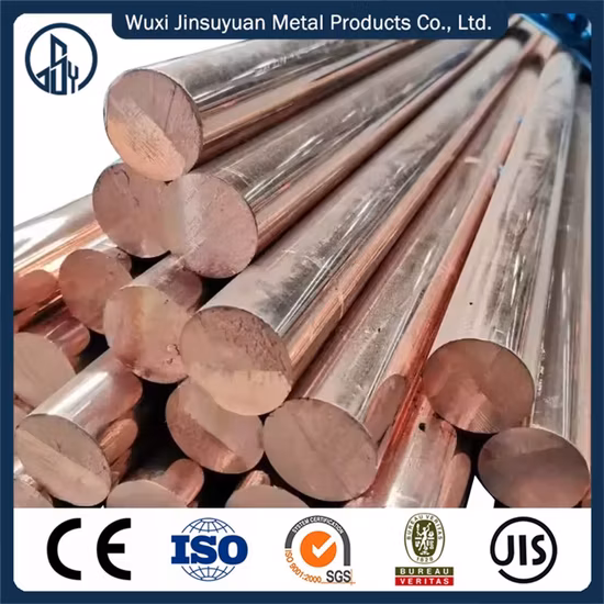 Pure Copper Bar C62400 Aluminum Bronze Brass Rod Round for Alloy Industrial